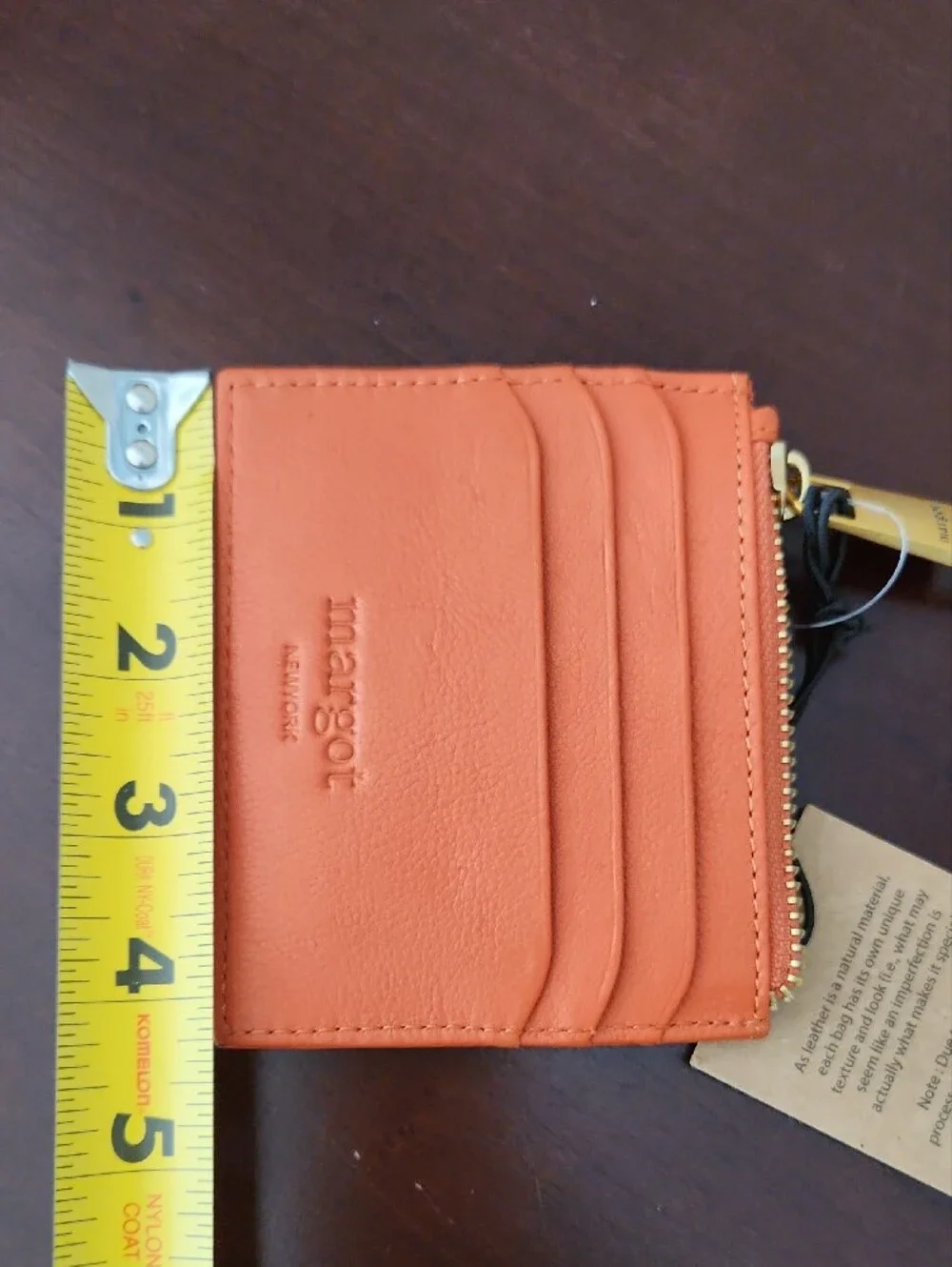 N/A orange leather